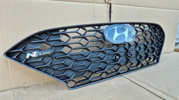 Hyundai OE ATRAPA CHŁODNICY HYUNDAI I30 LIFT 2020- N-LINE POD RADAR ACC Муляж решітки радіатора GRILL Hyundai i30 III 20- N-LINE ПІД РАДАР OE 86351-G4DA0
