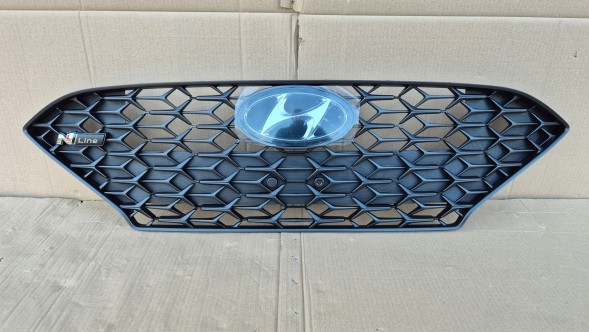 Hyundai OE ATRAPA CHŁODNICY HYUNDAI I30 LIFT 2020- N-LINE POD RADAR ACC Муляж решітки радіатора GRILL Hyundai i30 III 20- N-LINE ПІД РАДАР OE 86351-G4DA0