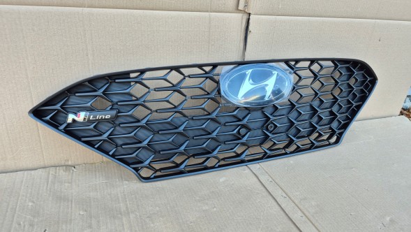 Hyundai OE ATRAPA CHŁODNICY HYUNDAI I30 LIFT 2020- N-LINE POD RADAR ACC Муляж решітки радіатора GRILL Hyundai i30 III 20- N-LINE ПІД РАДАР OE 86351-G4DA0