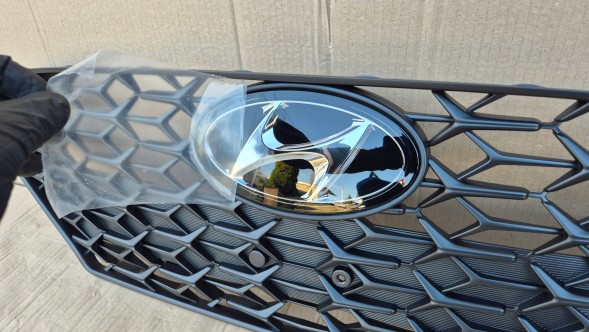 Hyundai OE ATRAPA CHŁODNICY HYUNDAI I30 LIFT 2020- N-LINE POD RADAR ACC Муляж решітки радіатора GRILL Hyundai i30 III 20- N-LINE ПІД РАДАР OE 86351-G4DA0