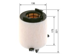 1457433576 BOSCH Фільтр повітря