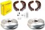 ATM Mikoda ALL4635A Барабани щелепи комплект TOYOTA AVENSIS І T22 1997-2003 ЗАДНЯ ЧАСТИНА KPL