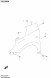 Suzuki OE 57711-70T00 SUZUKI SWIFT MK9 2024 - БРИЗКОВИК ЛІВИЙ ПЕРЕДНІЙ З ОТВОРОМ