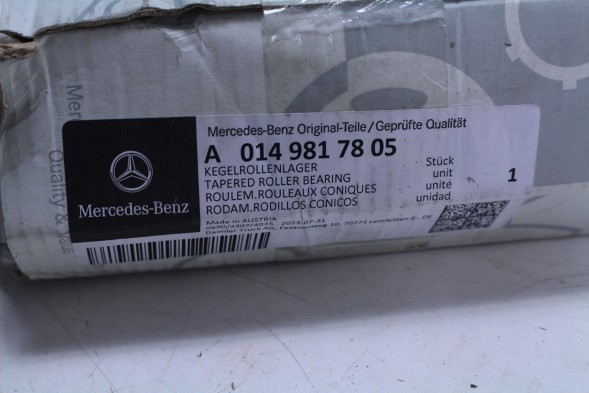 Mercedes-Benz OE A0149817805 MERCEDES ПІДШИПНИК ВАЛУ МЕХАНІЗМУ ДИФЕРЕНЦІАЛА MERCEDES A0149817805