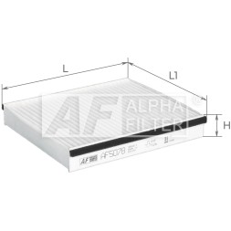 AF5078 ALPHA FILTER Фільтр салону