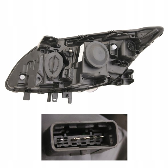 TYC 6039102E MHM TUNING Рефлектор Фара Передня Чорна Tyc Renault Laguna III 3 2007-2010 Р