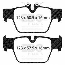 EBC DP42394R Гальмівні колодки ebc yellow stuff задня частина clubman bmw 1 f40 2 f45 4 x1 x2