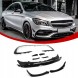 Китай MERCEDES CLA A45 W117 SPLITTERY KOMPLET BODYKIT LOTKA CZARNY POŁYSK Спойлер для автомобіля Mercedes CLA A45 чорний глянець, повний комплект обвісу