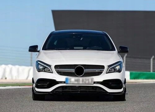 Китай MERCEDES CLA A45 W117 SPLITTERY KOMPLET BODYKIT LOTKA CZARNY POŁYSK Спойлер для автомобіля Mercedes CLA A45 чорний глянець, повний комплект обвісу