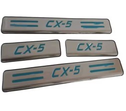4UP MCX5-05 Накладки на пороги захисні для Mazda CX5 CX 5 CX-5 2013-2016