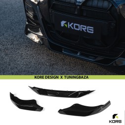 Китай KR0142201 Спліттер переднього бампера KORE для BMW 4 Серії G22 / G23 ABS Чорний Сапфір