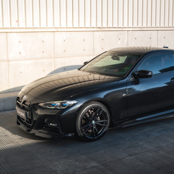 Китай KR0142201 Спліттер переднього бампера KORE для BMW 4 Серії G22 / G23 ABS Чорний Сапфір