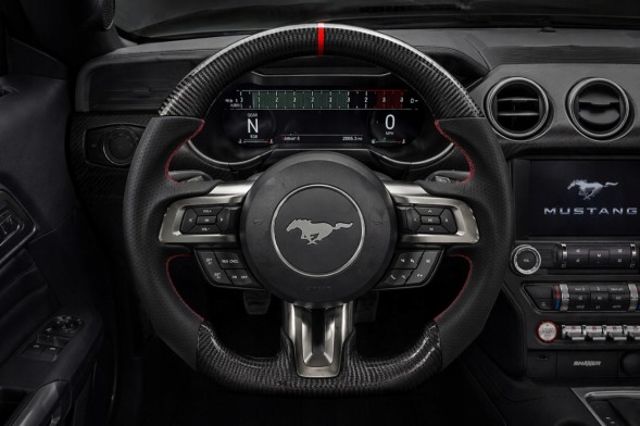 Китай BM231SP Спортивне карбонове кермо для Ford Mustang 2018-22, індивідуальне