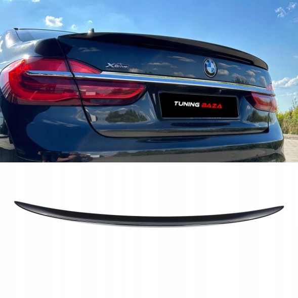 Китай SP2465 Спойлер для люка багажника BMW G11 G12 MP Style Чорний Блиск