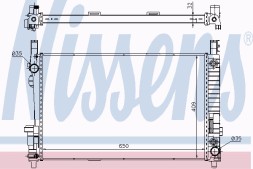 Nissens 62799A Охолоджувач first fit mercedes a клас 05- w169