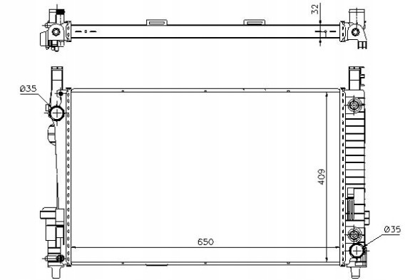 Nissens 62799A Охолоджувач first fit mercedes a клас 05- w169
