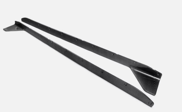 Китай 430752337 БІЧНІ НАКЛАДКИ ПОРОГІВ ПОРОГОВІ ПЛАНКИ ПОРОГИ BMW G80 G82 CARBON
