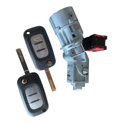 Blik 7701208408 NOWA OE STACYJKA BECZKA BLOKADA ZAPŁONU 2 KLUCZYKI PILOT SCYZORYK 3 PRZYCISKI RENAULT MASTER III 3 OPEL MOVANO II B NISSAN NV200 2.3 dCi НОВИЙ ЗАМОК ЗАПАЛЮВАННЯ OE 2 КЛЮЧІ ПУЛЬТ ДИСТАНЦІЙНОГО КЕРУВАННЯ 3 КНОПКИ RENAULT MASTER III 3