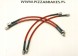 Pizza Brakes Przewody hamulcowe w oplocie PEUGEOT 206 CC TARCZE Гальмівні дроти в обплетенні PEUGEOT 206 CC ДИСКИ