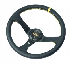 RBS Technology RBS-KZ-17+E36 Спортивне кермо RBS Technology шкіра перфорована 35/9см + наба BMW E36