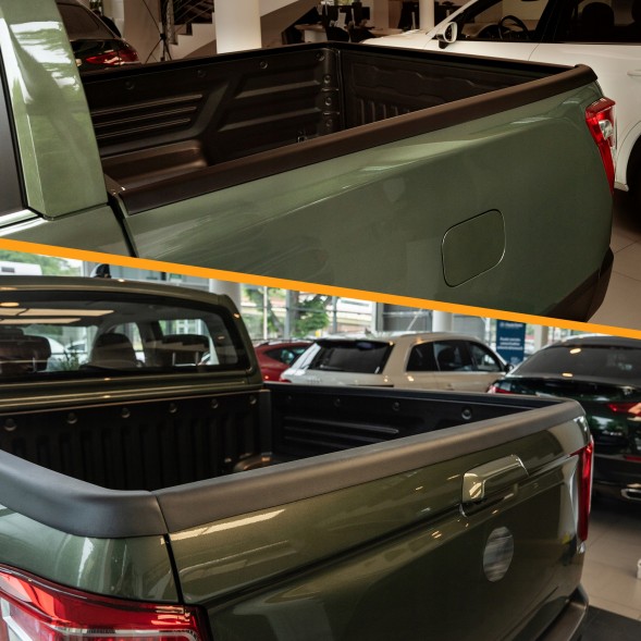 CHROMEMASTER OM-BC-00012F-001 Щиток для ранту пакета край борту для TOYOTA HILUX VIII 2020-