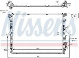 Nissens 65275A Охолоджувач води 65275a nissens audi vw q7 touareg і