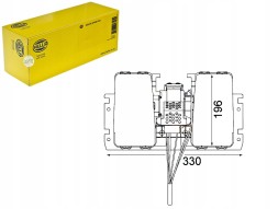 Hella HEL8EW 351 104-031/RS7 Вентилятор повітродувки [HELLA]