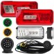 Tirpartner TR0030-1001/2/7M13 Комплект світлодіодних задніх ламп для причепа + проводка 7м 13 шт причіп