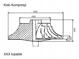 Kode KAT_KS_CHRA1259-KORAS Серцевина турбіни Koras CHRA для Nissan Renault Dacia 1.5 CDI dci 75 86 88 90 к.с. 801374-3