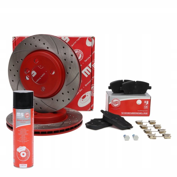 Master-Sport 202222480P "Комплект гальмівних дисків та колодок sport-extreme передні mini(r56), (r57),