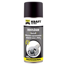 KF004 KRAFT Мастило рідкий ключ Kraft Rust Off MoS2 400мл