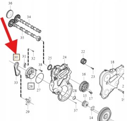 Volvo OE 31430665 Комплект ланцюга масляного насоса 2.0 d4 b4 volvo s60 v60 v40 xc90 oe 31430665