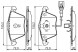 Bosch 0 986 494 550/BOS Bosch колодки хам. Seat передні leon 1,2-2,0 05-12 + помічник водія #28