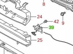 Suzuki OE 82110-52R30 SUZUKI SWIFT MK8 з 2018 - ЗАМОК КАПОТА З KEYLESS