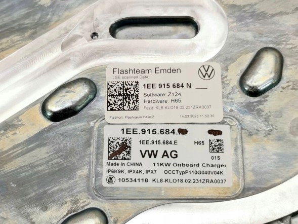 Volkswagen OE 1EE915684N, Ładowarka wysokiego napięcia, DWP527043, 1EE915684P, 1EE915684E ЗАРЯДНИЙ ПРИСТРІЙ ВИСОКОЇ НАПРУГИ VW ID.7 ID7 1EE915684N НОВИЙ ОРИГІНАЛ