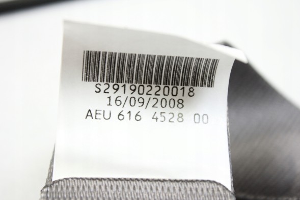 BMW OE 9190220 72119190220 РЕМІНЬ БЕЗПЕКИ ПЕРЕДНІЙ ПРАВИЙ GRAY СІРИЙ BMW E93 КАБРІОЛЕТ 9190220
