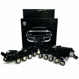 CHINA Autoled24 Światła Do Jazdy Dziennej LED Oczka Automat E8 RL00 RETRIFY L2 DRL 01v1 Світлодіодні денні їздові люверси 2х5 круглі mini e8 rl00 retrify drl