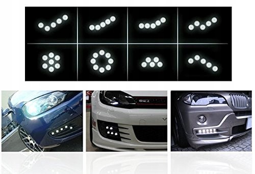 CHINA Autoled24 Światła Do Jazdy Dziennej LED Oczka Automat E8 RL00 RETRIFY L2 DRL 01v1 Світлодіодні денні їздові люверси 2х5 круглі mini e8 rl00 retrify drl