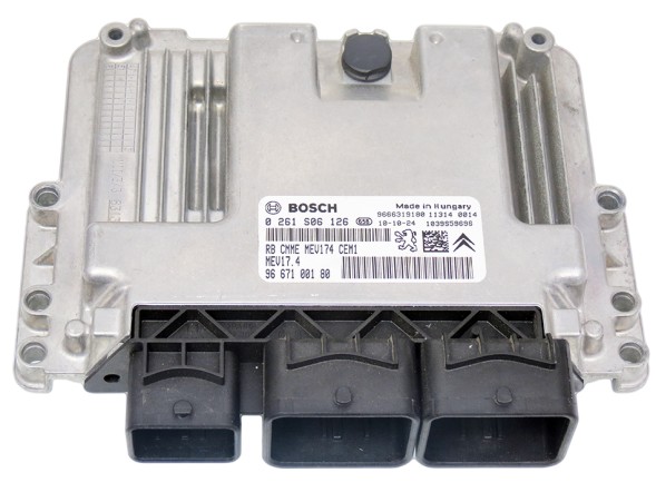 OE 96 671 001 80 0 261 S06 126 Блок керування двигуном (ECU) PEUGEOT CITROEN 1.4 VTI 9667100180 0261S06126