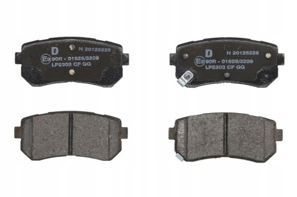 Delphi LP2303 + BG4082C KIA CEE'D I (ED) Колодки + диски задні delphi KIA CEED CEE'D 1 I ED