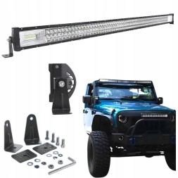 Китай LAMPA ROBOCZA 12v 24V NAJMOCNIEJSZA TANIO LED 130CM LED BAR RGR DALEKOSIĘŻNA LAMPA DO OFF ROAD PANEL LED РОБОЧА ЛАМПА ДАЛЬНЬОГО СВІТЛА 130 СМ, 12В 24В, СВІТЛОДІОДНА БАЛКА OFF ROAD 900W