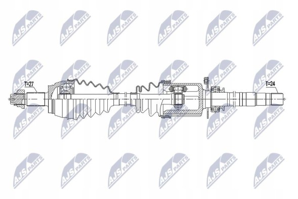 NTY NPW-FT-041 Nty npw-ft-041 карданний вал