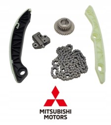 Mitsubishi OE GENUINE| ROZRZĄD 1140A073, MN183891, MN183900, KOMPLET 5 CZĘŚCI ORYGINAŁ MITSUBISHI ASX, LANCER, OUTLANDER 1.8/2.0/2.4 Комплект ГРМ (5 елементів) ОРИГІНАЛ
