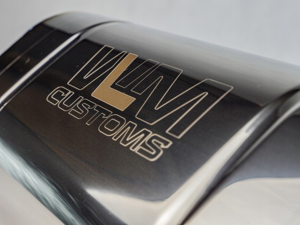 WLM Customs WLM-MUF-150/250-OWx250 Спортивний глушник наскрізний WLM 150/250 Овал, довжина 250 мм, нержавіюча сталь INOX