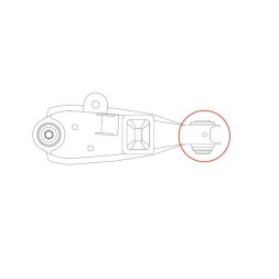 GV0189 CTR Сайлентблок CVKK 73