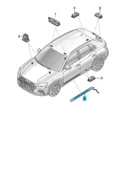 Audi OE НОВИЙ ОРИГІНАЛЬНИЙ AUDI 83A947417 НАКЛАДКА НА ПОРІГ