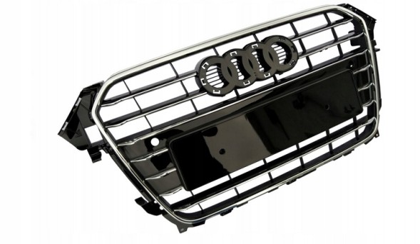 Китай AD341212-10 РЕШІТКА РАДІАТОРА AUDI A4 B8 11- S-LINE ЧОРНИЙ ГЛЯНЕЦЬ