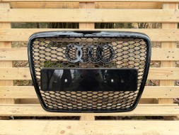 Pulse A6-RS101 Решітка радіатора Audi A6 C6 2004-2011 Чорний глянець Стиль RS6