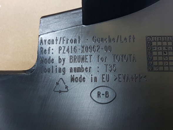 Toyota OE APZ416-X0962-00 RAV4 05-12 ПЕРЕДНІ КРИЗКИ TOYOTA