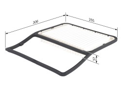 F026400227 BOSCH Фільтр повітря